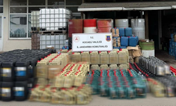 Komşuda sahte madeni yağ operasyonu