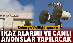 İkaz alarmı ve canlı anonslar yapılacak