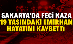 Sakarya'da feci kaza: 19 yaşındaki Emirhan Gözalan hayatını kaybetti