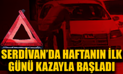 Serdivan’da Haftanın İlk Günü Kazayla Başladı