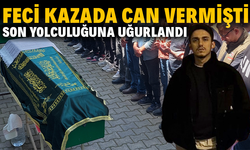 Motosiklet kazasında hayatını kaybeden genç son yolculuğuna uğurlandı