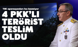 4 PKK'lı ter*rist teslim oldu!