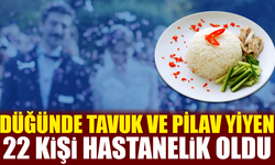 Düğünde tavuk pilav yediler hastanelik oldular!