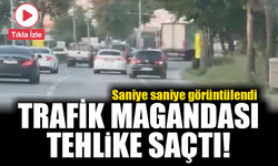 Trafik Magandası Adapazarı-Karasu Yolunda Tehlike Saçtı!