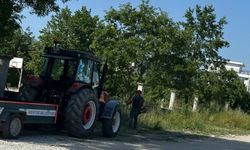 Tuna Caddesi'ndeki Otlar Temizlendi
