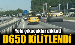 D650 Karayolu’nda Yol Çalışması Trafiği Kilitledi