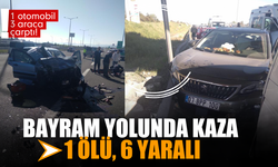 1 araç park halindeki 3 araca çarptı: 1 Ölü, 6 Yaralı