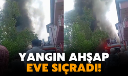 Kurulukta Başlayan Yangın Ahşap Evi Sardı