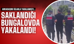 Arkadaşını Vurdu, Bungalovda Yakalandı