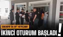 Sakarya’da AYT Heyecanı! YKS Maratonunun İkinci Oturumu Başladı