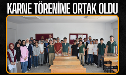 Başkan Şenol Dinç Karne Töreninde Öğrencilerin Sevincine Ortak Oldu