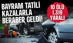 Kurban Bayramı Arifesinde Trafik Kazalarında 10 Ölü, 1.319 Yaralı