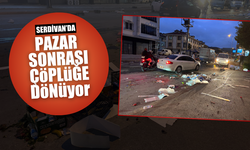 Pazar sonrası yollar çöplüğe dönüyor