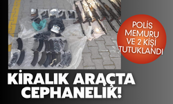 Kalaşnikoflarla Yakalanan Polis ve 2 Kişi Tutuklandı