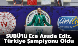 SUBÜ'lü Ece Asude Ediz, Türkiye Şampiyonu Oldu