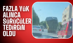 Kamyonun yolculuğu tedirgin etti!