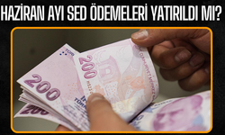 Haziran ayı SED ödemeleri hesaplara yatırıldı mı?