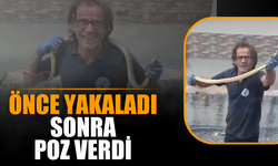 Yılanla Poz Veren İtfaiyeci Sosyal Medyayı Salladı!