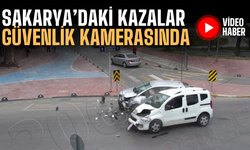Sakarya'daki kazalar KGYS Kameralarına Yansıdı