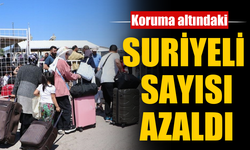 Koruma altındaki Suriyeli sayısı azaldı