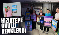 Öğrencilerden resim sergisi