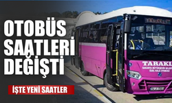 O ilçenin otobüs saatleri değişti!