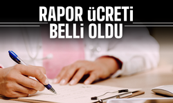 Rapor ücretleri belli oldu