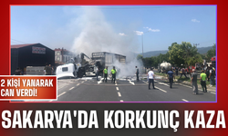 Sakarya'da korkunç kaza! 2 kişi hayatını kaybetti