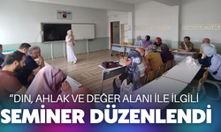 “Din, Ahlak ve Değer Alanı Öğretmen Seminerleri” başarıyla tamamlandı