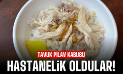 5 çocuk tavuk pilavdan zehirlendi