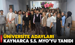 Lise öğrencileri  Kaynarca S.S. MYO’yu Tanıdı