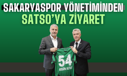 Sakaryaspor Yönetiminden SATSO’ya Ziyaret: Forma Hediye Edildi