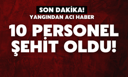Orman Yangınında 10 Orman İşçisi Şehit Oldu