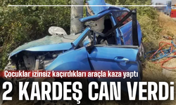 İki kardeş feci şekilde can verdi