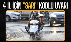 4 İl İçin “Sarı” Kodlu Sağanak Uyarısı