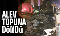 Seyir halindeydi alev topuna döndü!