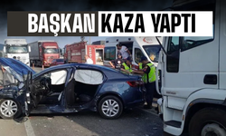 Başkan Selçuk Yıldız kazaya karıştı!