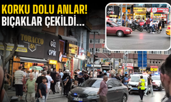 Adapazarı'nda korku dolu anlar: Bıçaklar çekildi...