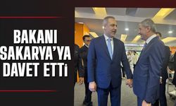 Bakanı Sakarya'ya davet etti