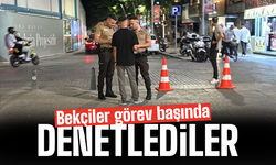 Çark Caddesi'nde bekçiler görevde