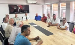 Keşan muhtarlarından Müdür Kemik’e ziyaret