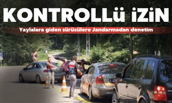 Jandarmalar Yayla yolunda nöbette