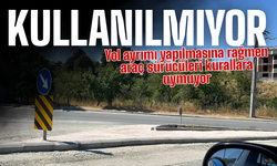 Yol ayrımını ihlal ediyorlar