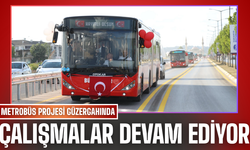 Metrobüs Projesi Güzergahında Çalışmalar Devam Ediyor