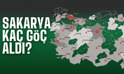 Sakarya'da kaç kişi göç etti?
