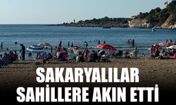 Sakaryalılar sahillere akın etti: Cebeci, Kefken ve Kovanağzı tıka basa doldu