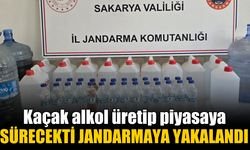 Karasu’da Kaçak İçki Operasyonu: 59 Yaşındaki Şüpheli Jandarma Tarafından Yakalandı