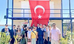 Tekirdağ'da gaziler ve şehit aileleri için tekne turu düzenlendi
