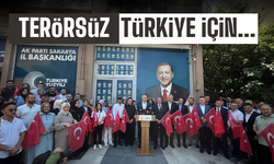 "Ter*rsüz Türkiye" için konuştu