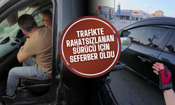Fenalaşan Sürücüye Kurye Enes Demir’den İnsanlık Dersi